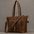 Vintage Crazy Horse Leather Tote