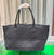 Woven Cowhide Leather Tote Bag