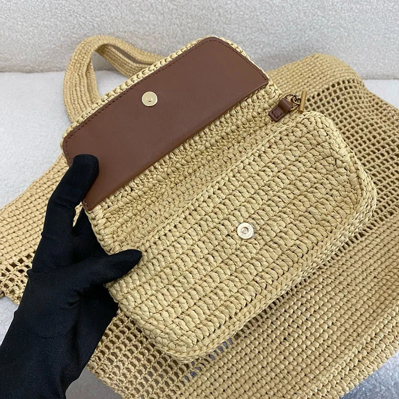 Raffia Summer Tote Bag