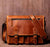 Vintage Cowhide Leather Messenger Bag