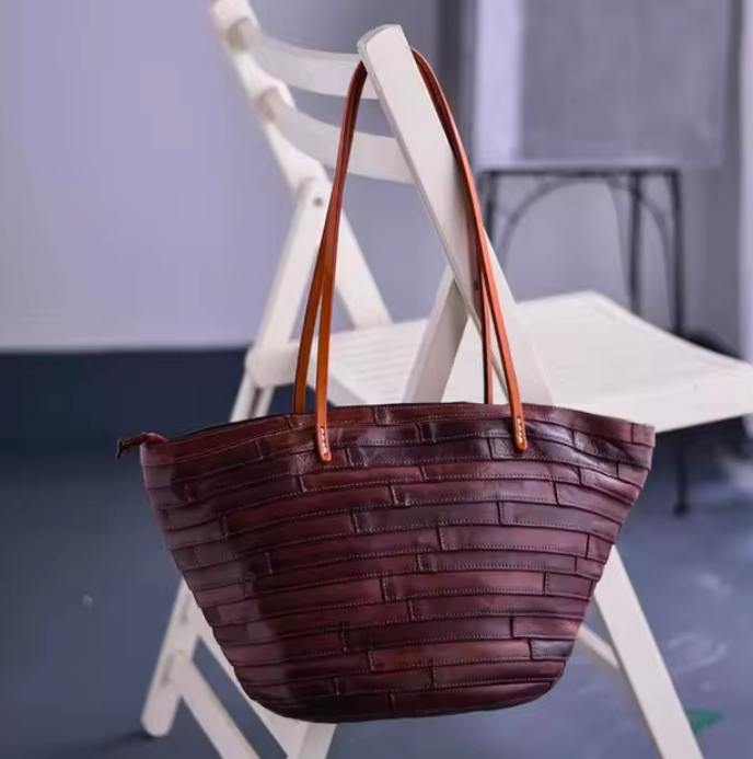 Handcrafted Leather Tote Bag