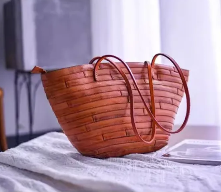 Handcrafted Leather Tote Bag