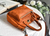 Compact Genuine Leather Shoulder Bag