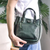 Compact Genuine Leather Shoulder Bag