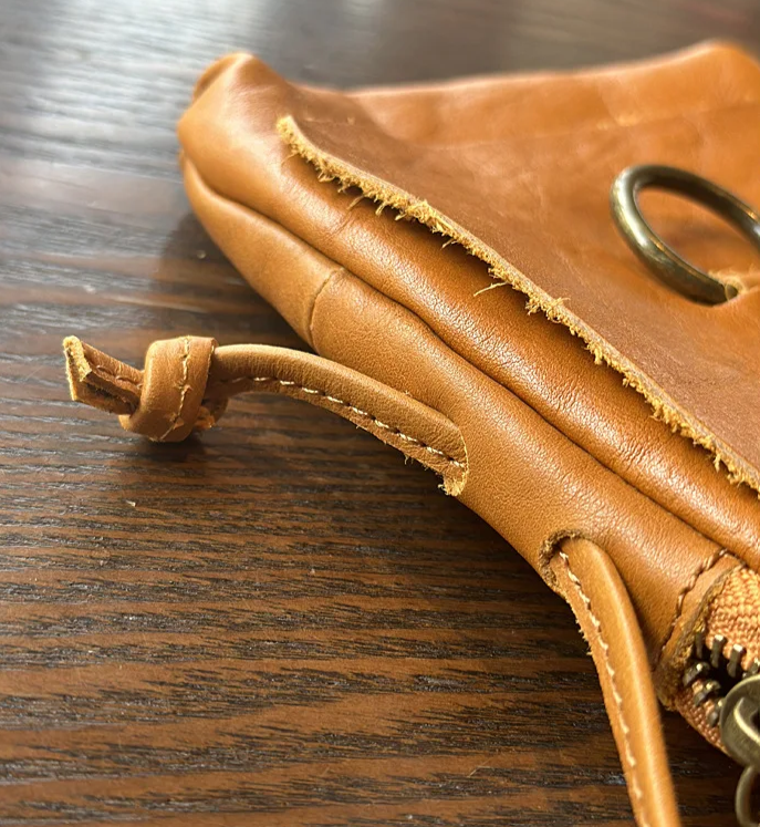 Vintage Leather Crossbody Bag