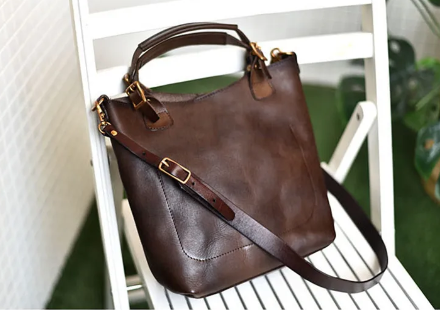 Genuine Leather Tote Bag