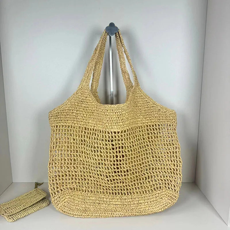 Raffia Summer Tote Bag