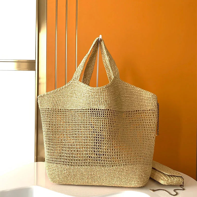 Raffia Summer Tote Bag