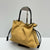 Suede Cowhide Leather Handbag