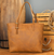 Vintage Leather Tote Bag