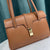 Classic Cowhide Leather Handbag